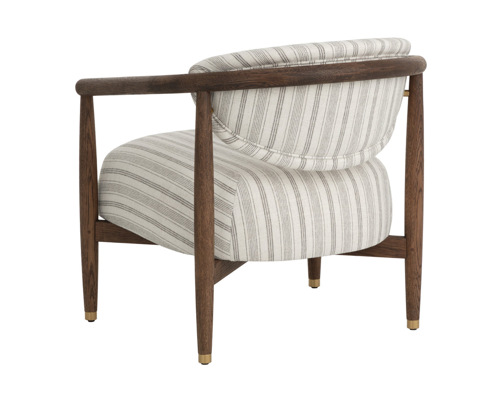 Sigrid Lounge Chair - Antique Brown - Gifford Script
