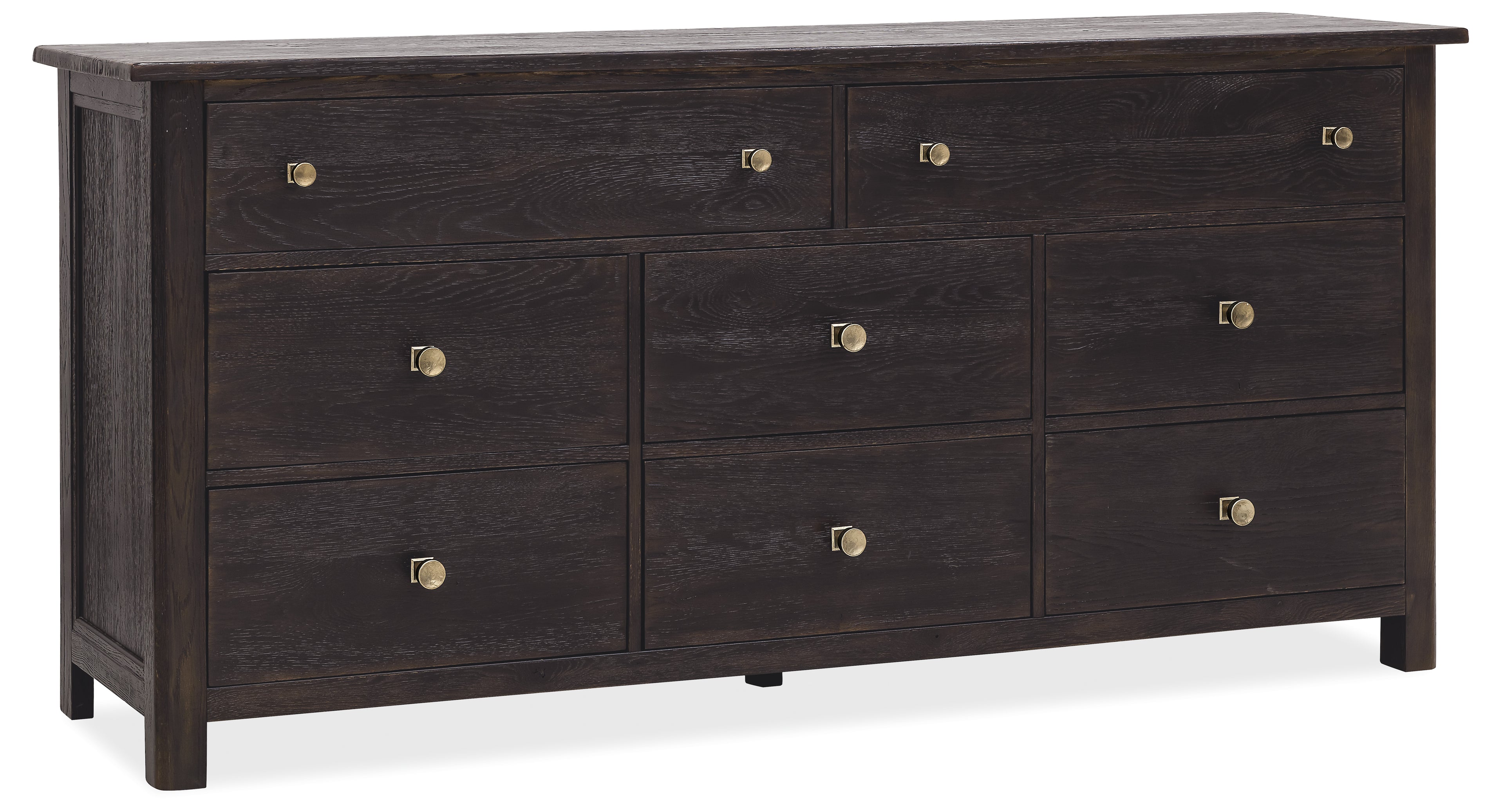Driftwood Eight-Drawer Dresser | Burnt Timber
