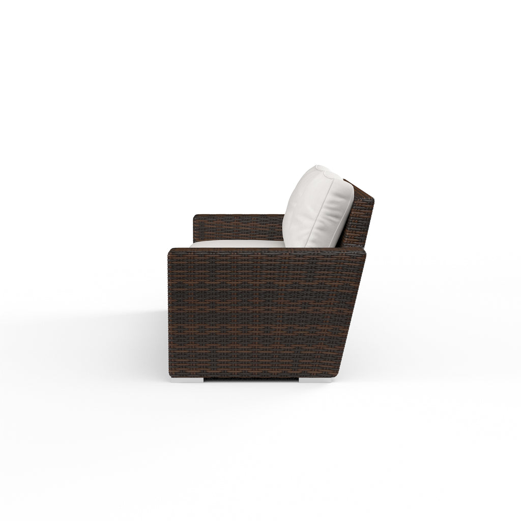 Montecito Loveseat in Canvas Flax w/ Self Welt