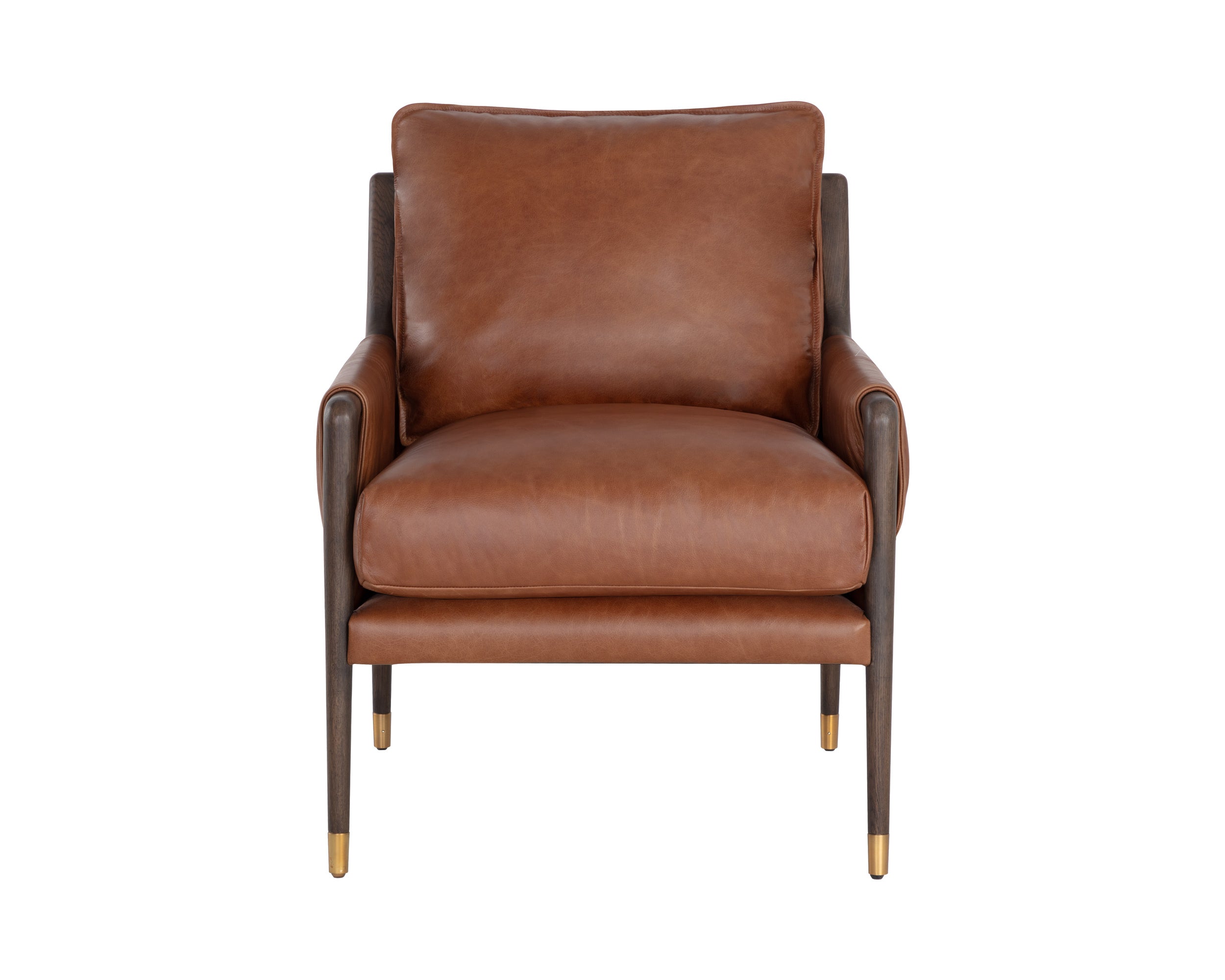Mauti Armchair - Brown - Shalimar Tobacco Leather