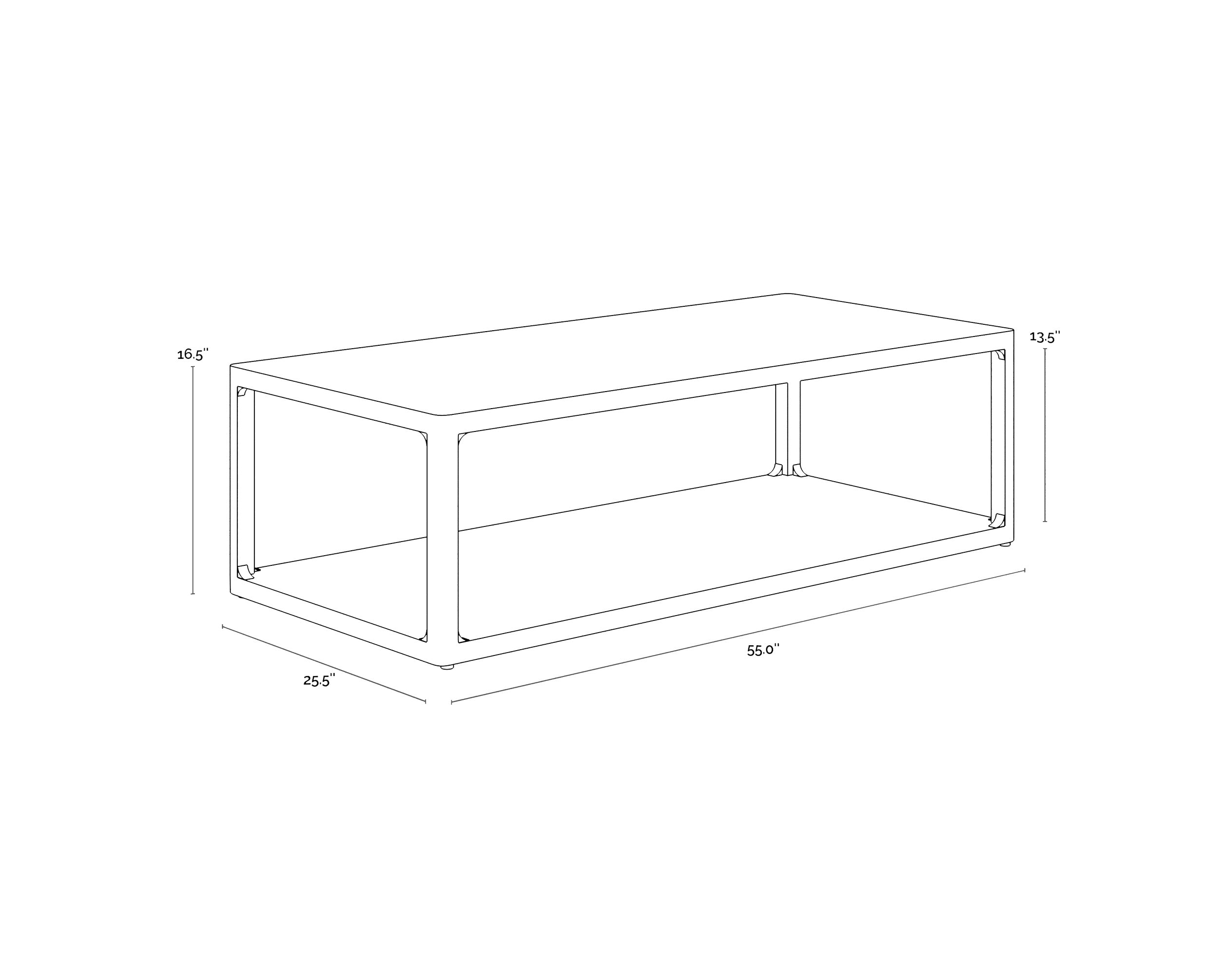 Doncaster Coffee Table - Black
