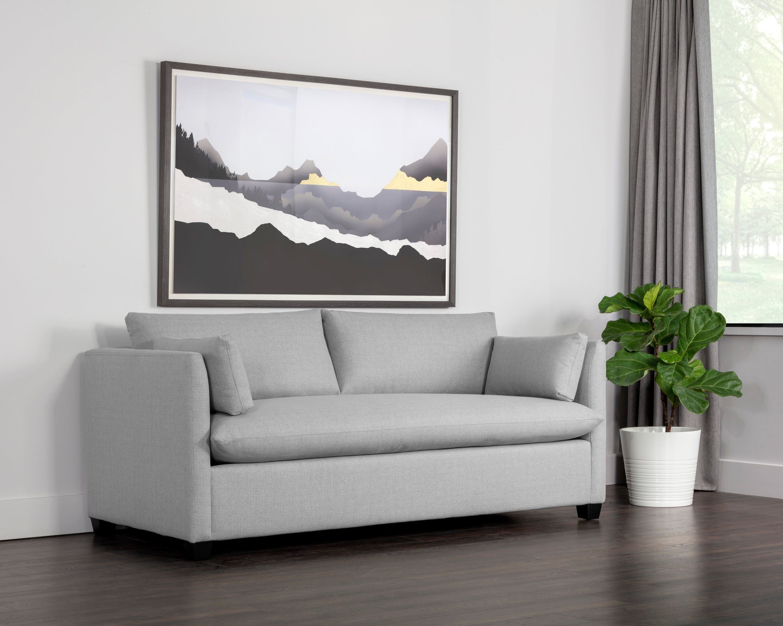 Nico Sofa Bed - Broderick Charcoal