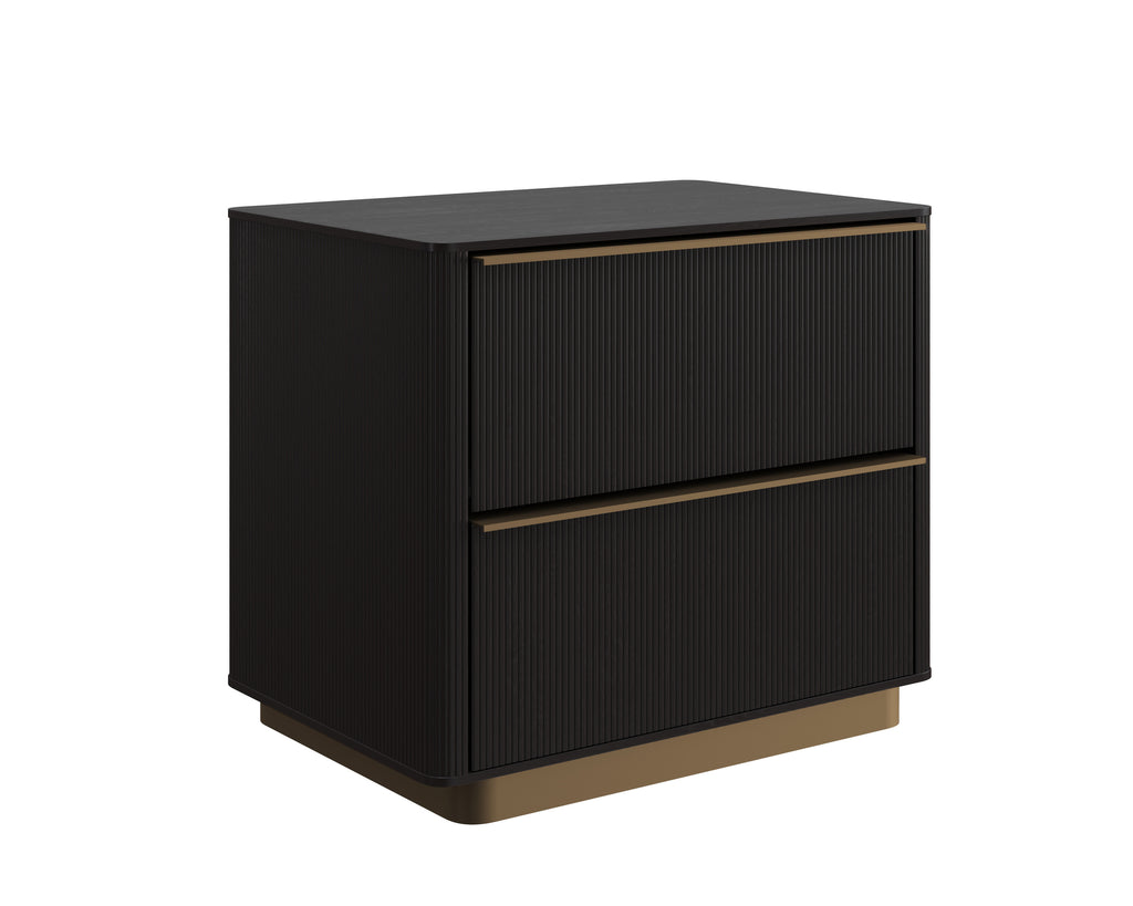 Kalla Nightstand - Small - Charcoal