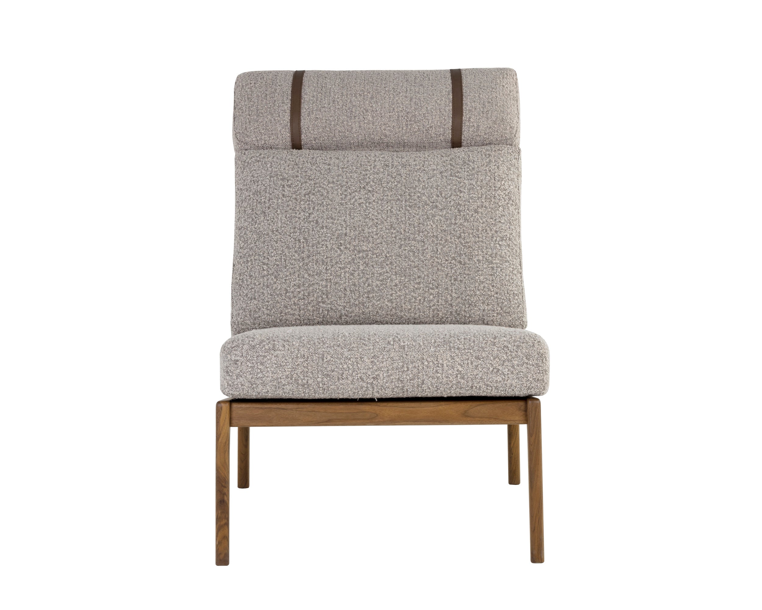Elanor Lounge Chair - Walnut - Altro Cappuccino