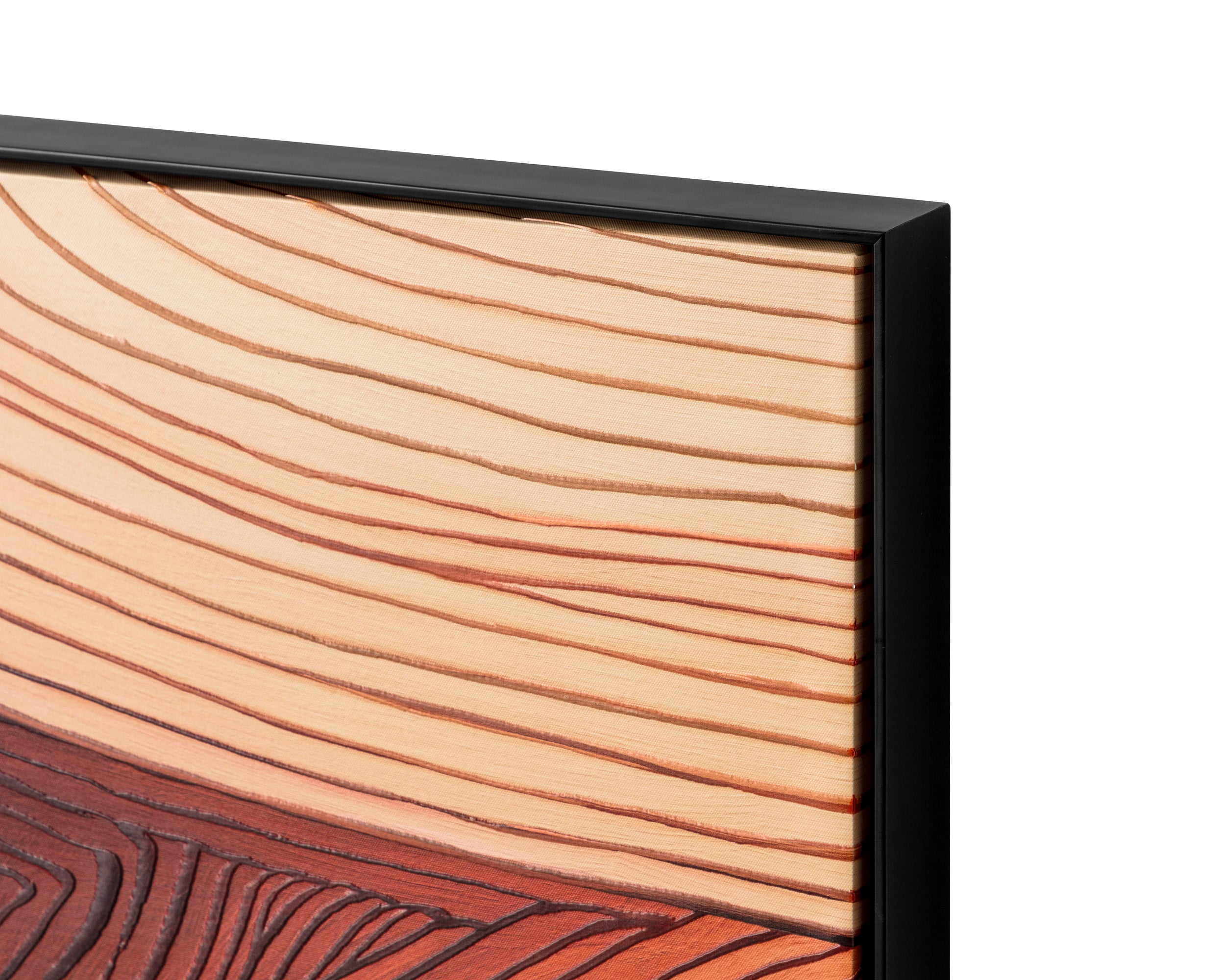 Canyon Dreams I - 48" X 48" - Black Floater Frame