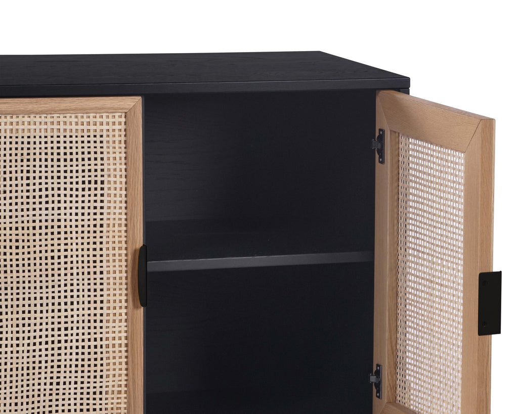 Avida Sideboard - Small - Gold - Black/Natural