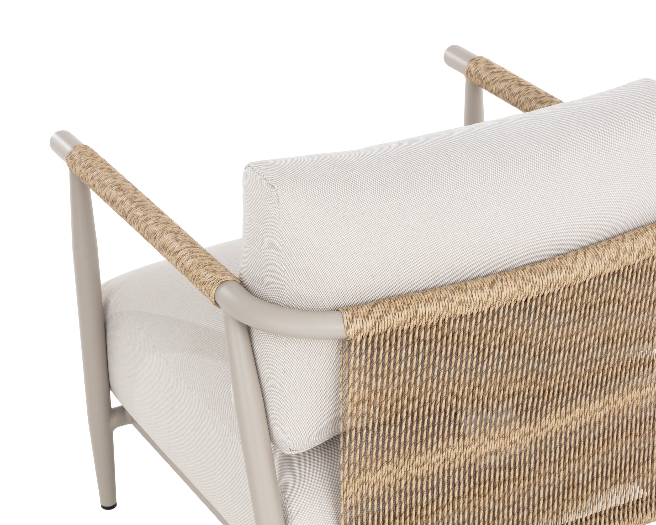 Muros Lounge Chair - Greige - Palazzo Cream