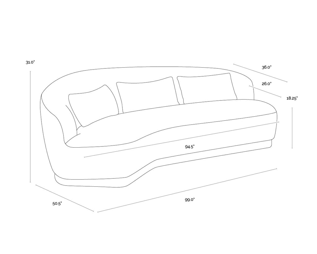 Soraya Sofa - Shadow Grey