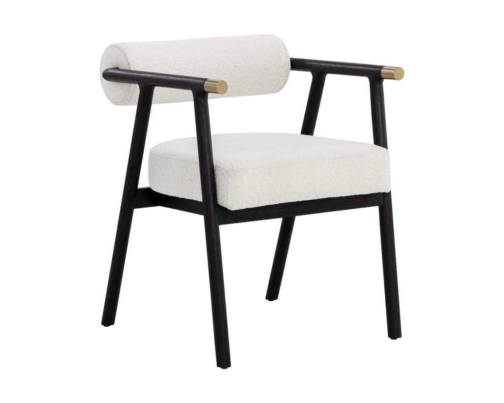 Sova Dining Armchair - Black - Copenhagen White
