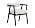 Sova Dining Armchair - Black - Copenhagen White
