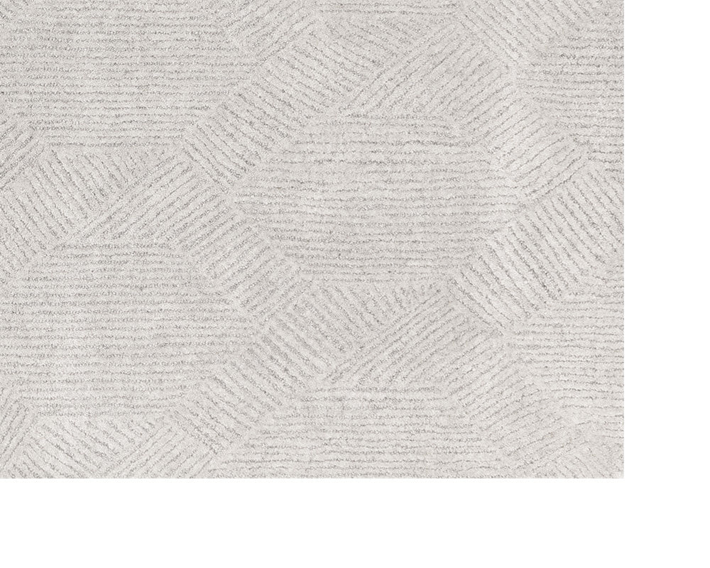 Calais Hand-Tufted Rug - Oatmeal / Grey - 6' X 9'