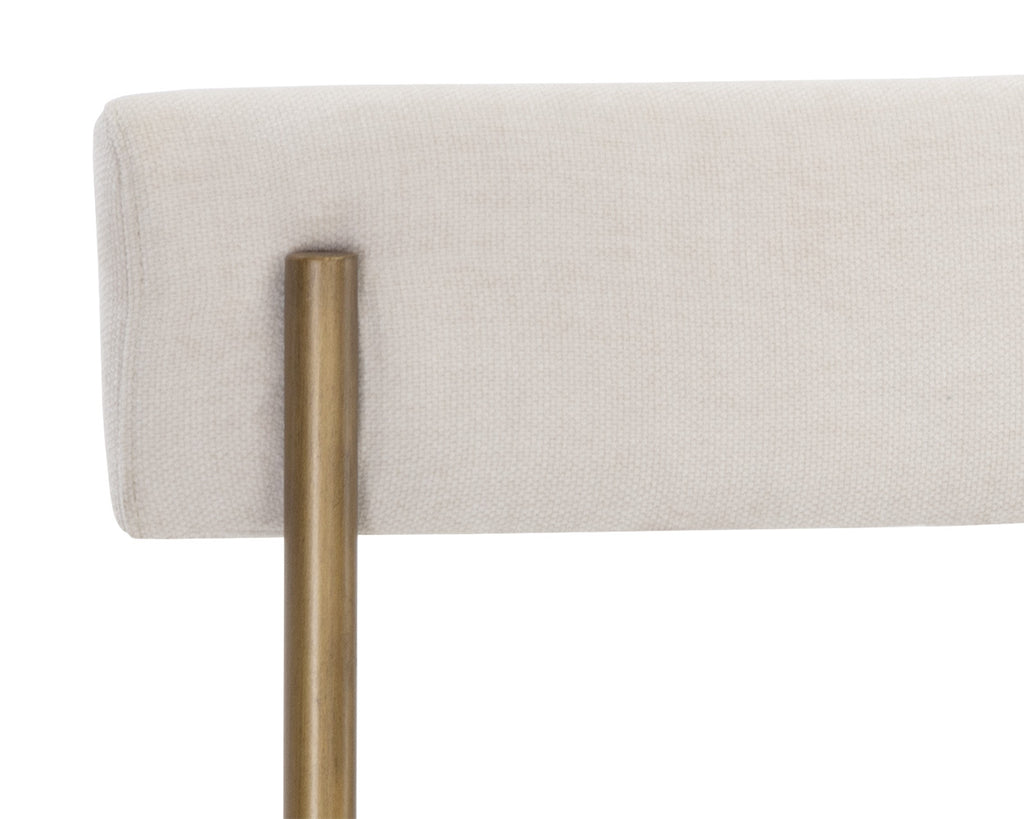 Seneca Dining Chair - Antique Brass - Danny Ivory