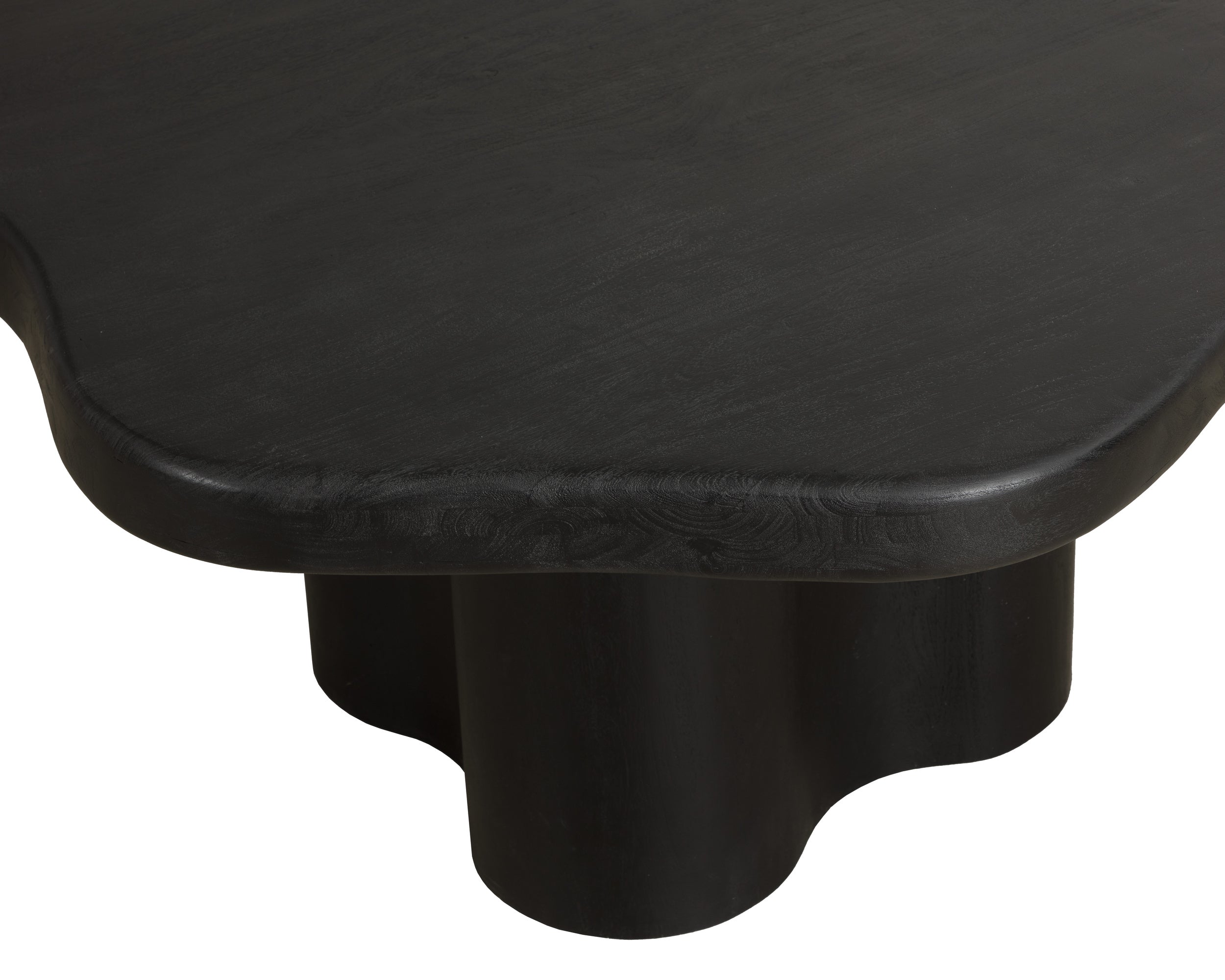 Bellona Dining Table - Charcoal Black - 68.5"