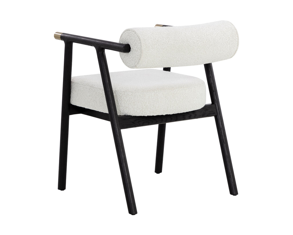 Sova Dining Armchair - Black - Copenhagen White