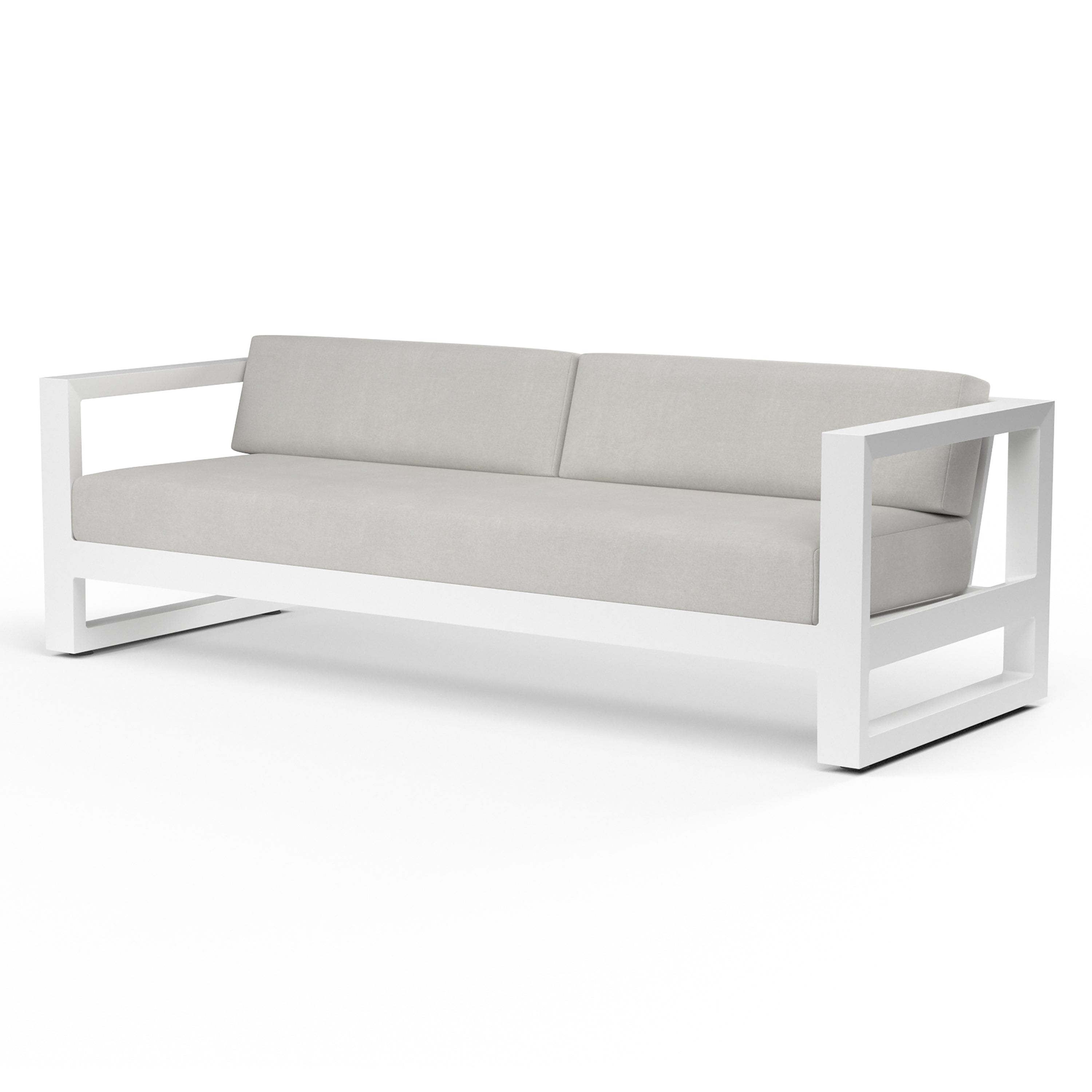 Newport Sofa in Cast Silver, No Welt