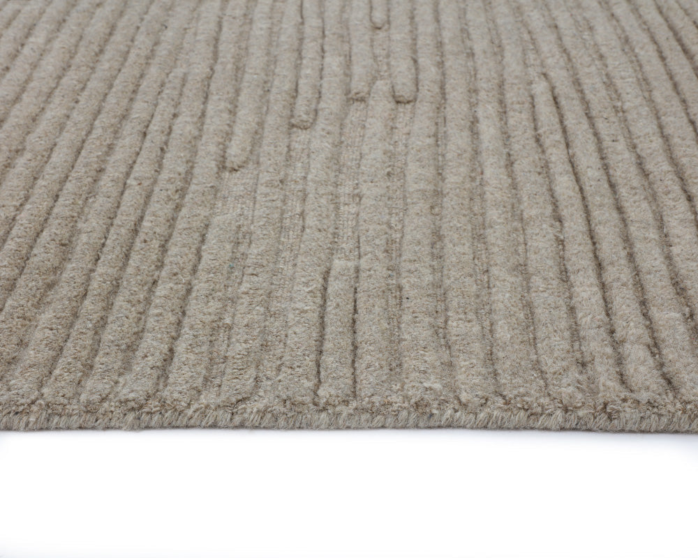 Deva Hand-Tufted Rug - Taupe - 6' X 9'