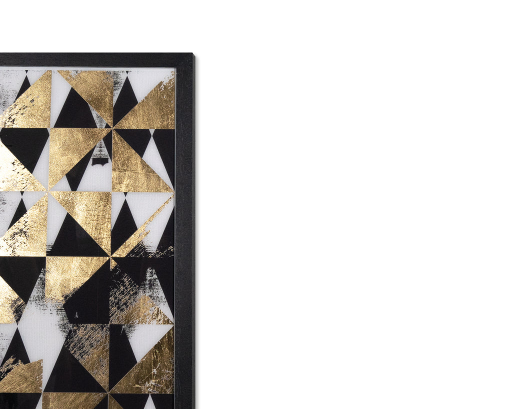 Overprint (Set Of 2) - 38" X 48" - Black Frame