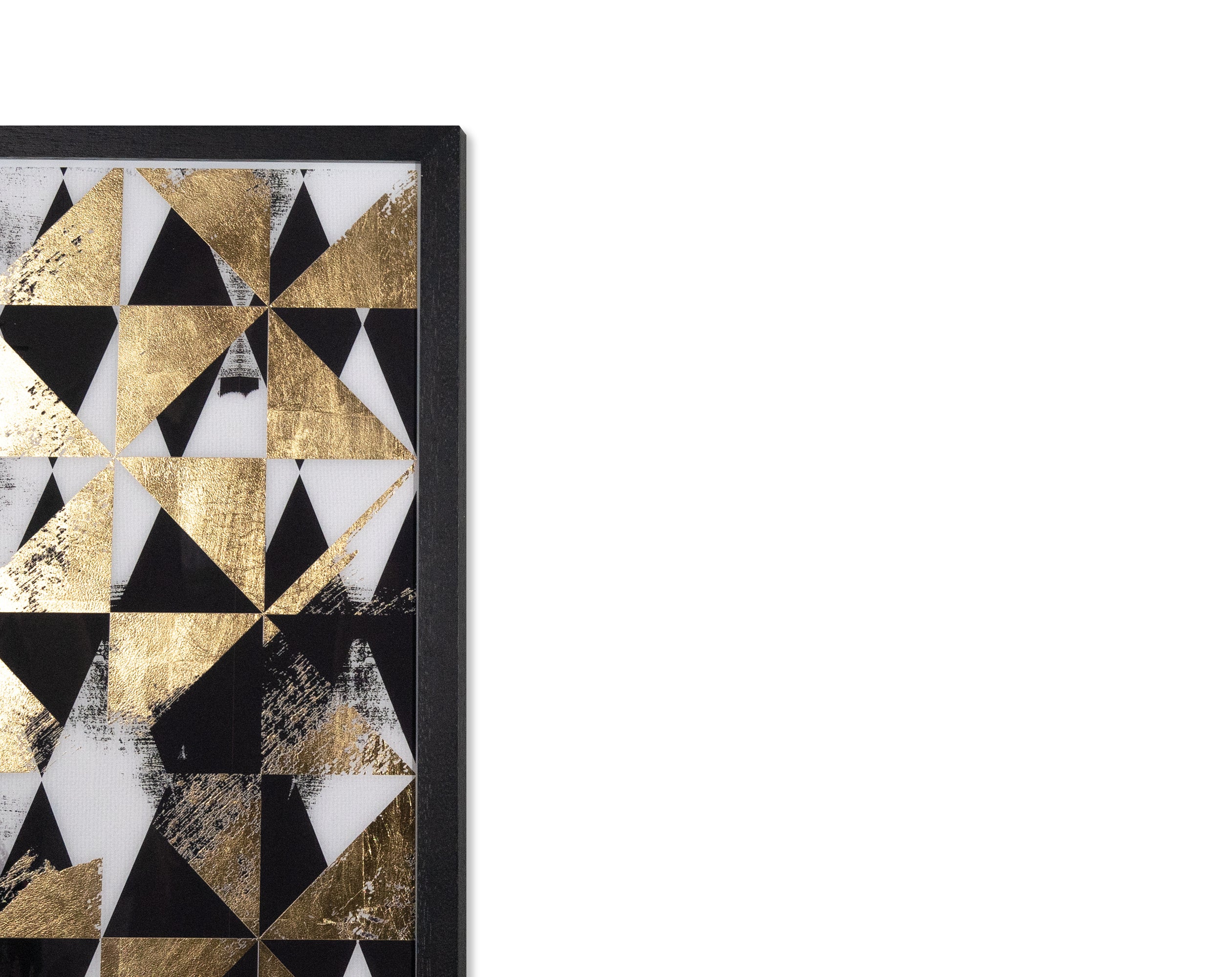 Overprint (Set Of 2) - 38" X 48" - Black Frame