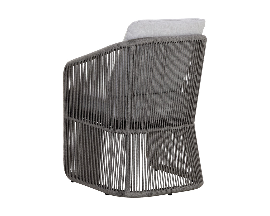 Allariz Dining Armchair - Warm Grey - Gracebay Light Grey