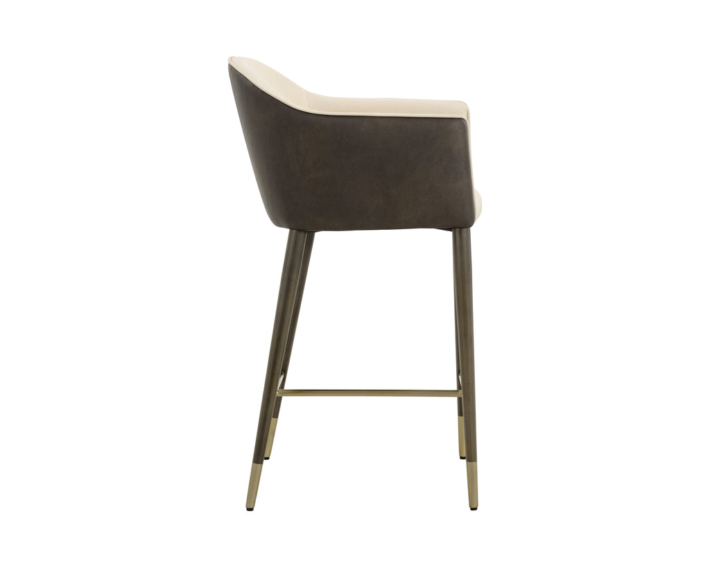 Kylin Counter Stool - Dillon Cream / Bravo Ash