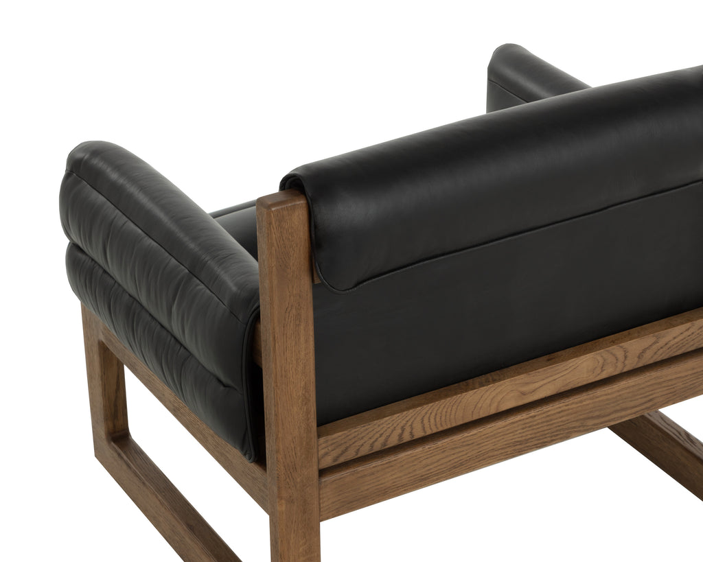 Ferguson Lounge Chair - Vintage Black Night Leather