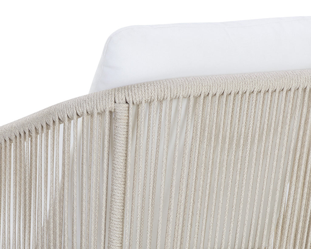 Allariz Dining Armchair - Greige - Stinson White