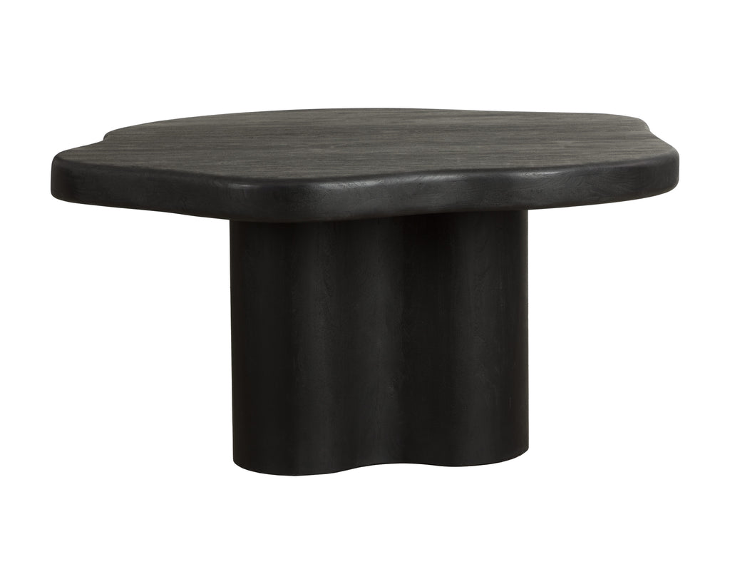 Bellona Dining Table - Charcoal Black - 68.5"