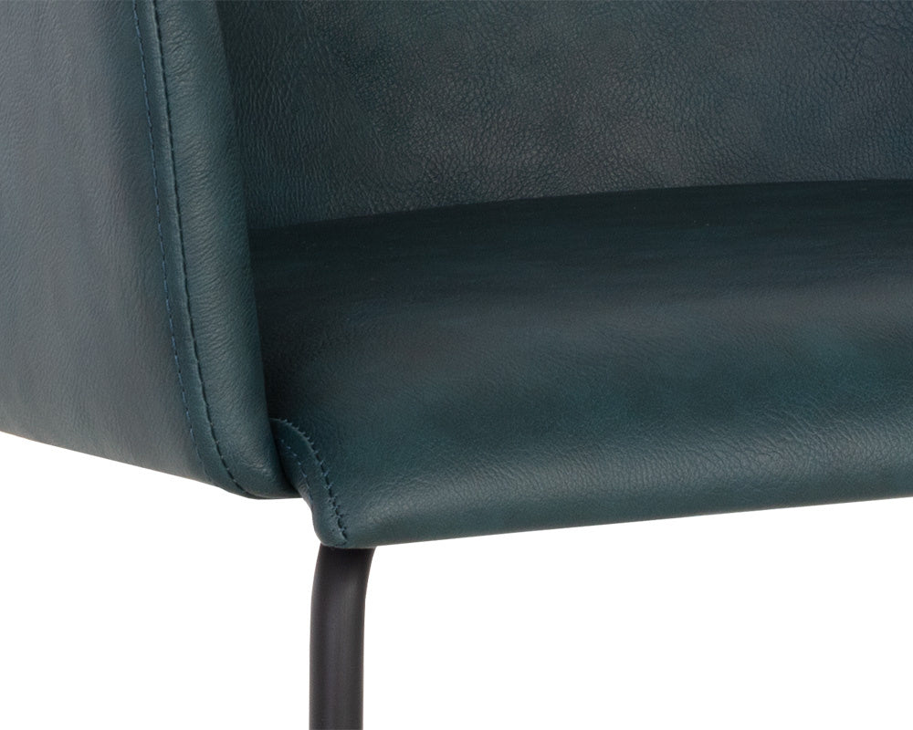Hensley Dining Armchair - Dark Teal