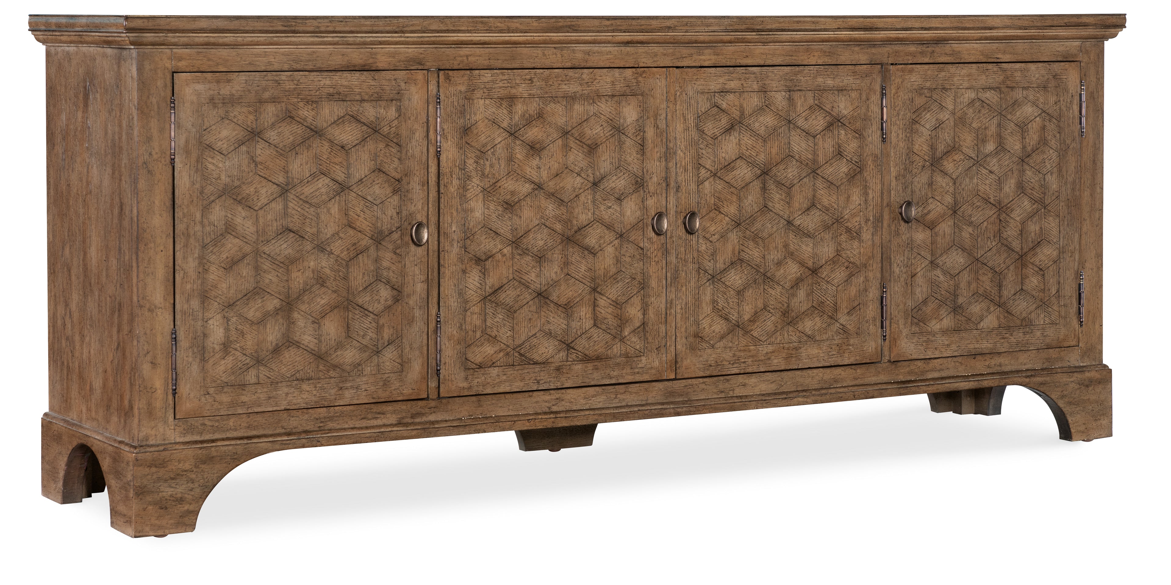 Americana Entertainment Credenza | Honey