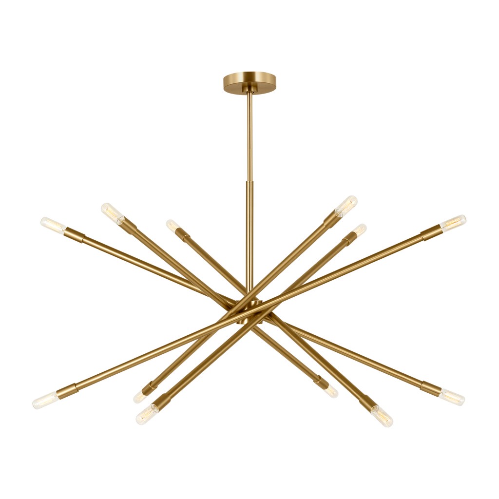 Eastyn Extra Large Chandelier Burnished Brass