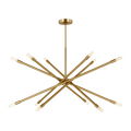 Eastyn Extra Large Chandelier Burnished Brass