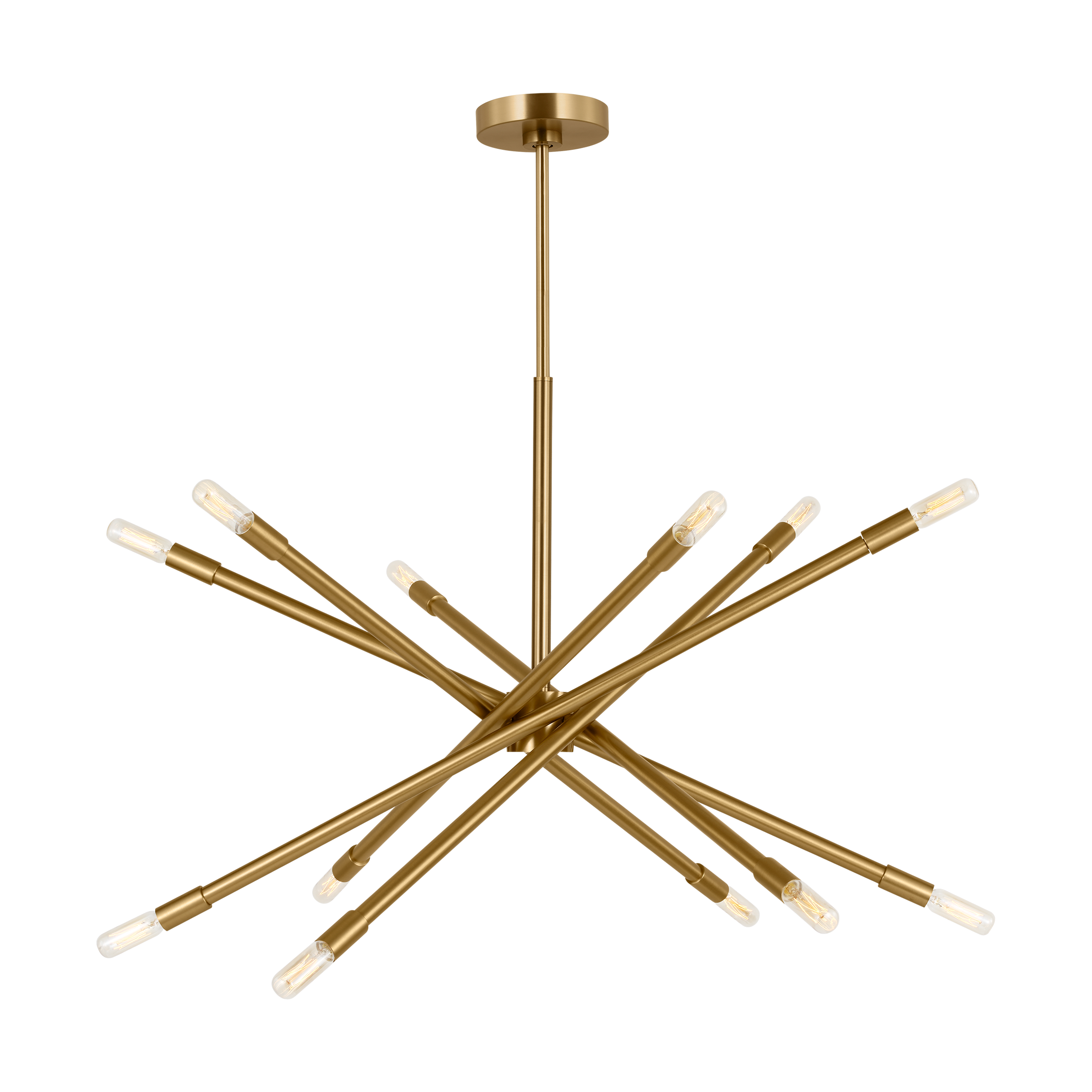 Eastyn Large Chandelier Burnished Brass