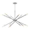 Eastyn Large Chandelier Polished Nickel