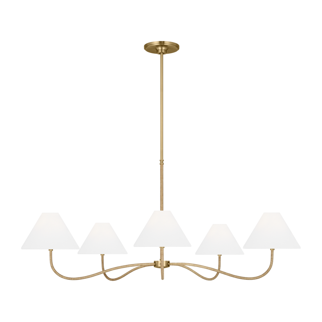 Laguna Grand Chandelier Burnished Brass