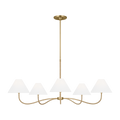 Laguna Grand Chandelier Burnished Brass