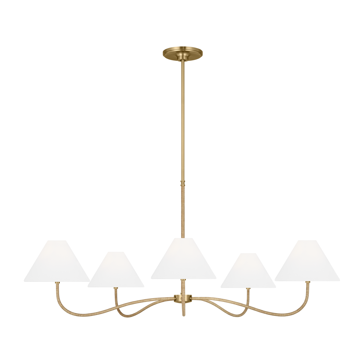 Laguna Grand Chandelier Burnished Brass