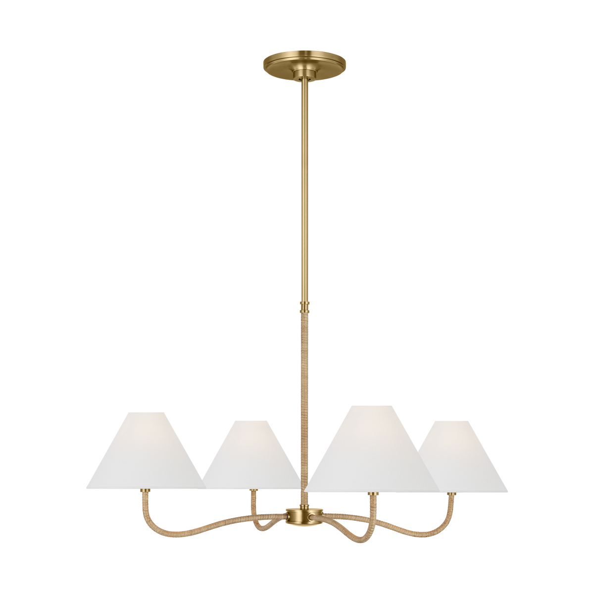 Laguna Large Chandelier Burnished Brass