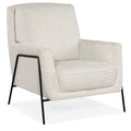 Amette Metal Frame Club Chair | White