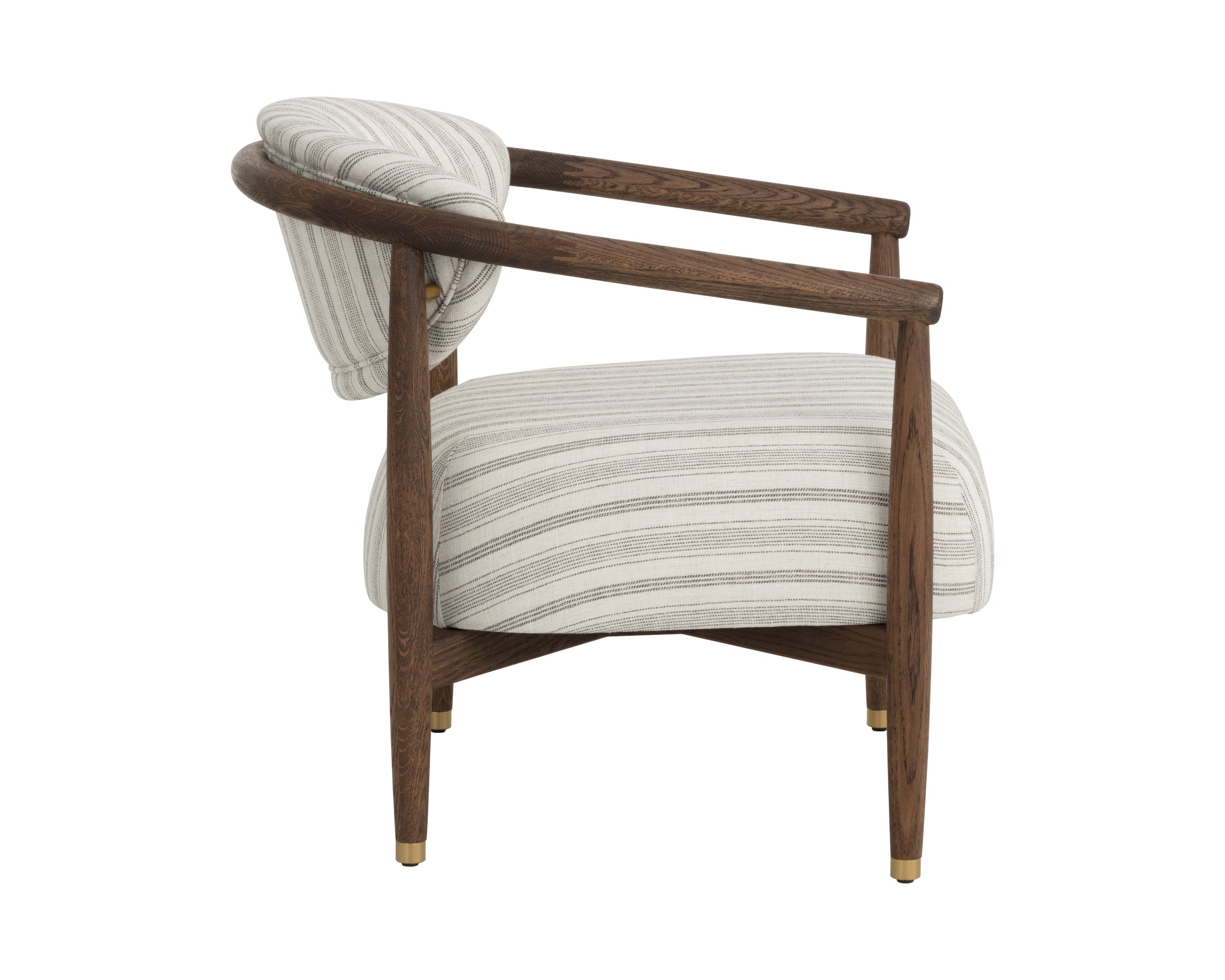 Sigrid Lounge Chair - Antique Brown - Gifford Script