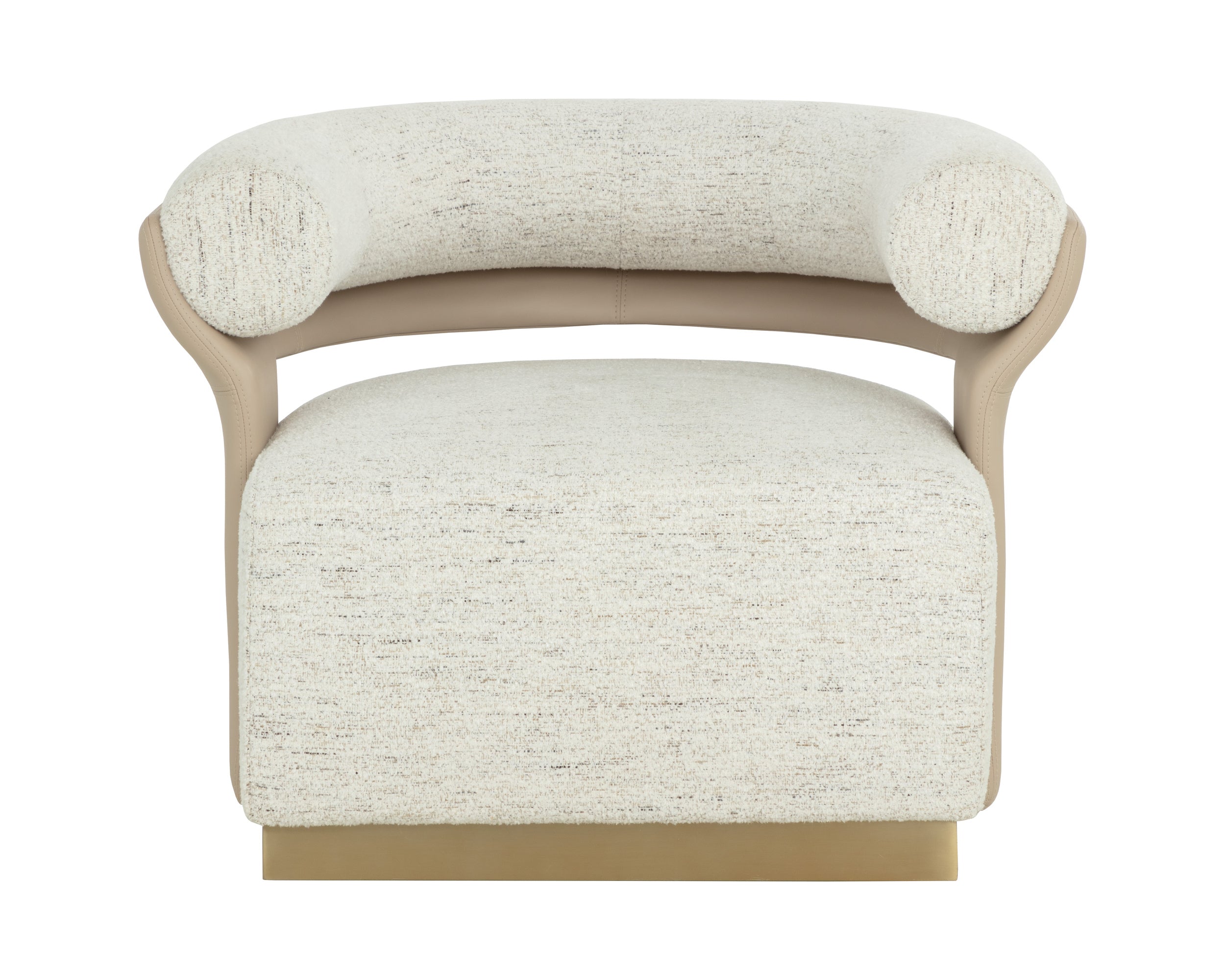 Olida Swivel Lounge Chair - Hailey Moon / Napa Beige