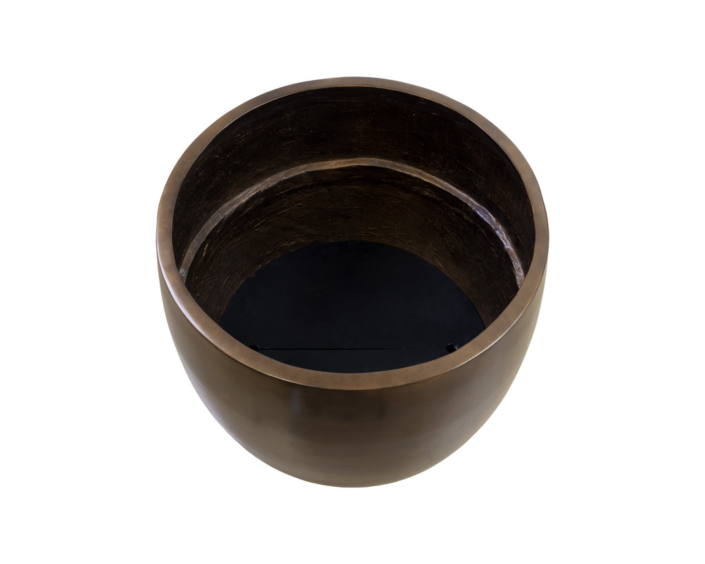 Aster Planter - Large - Antique Bronze