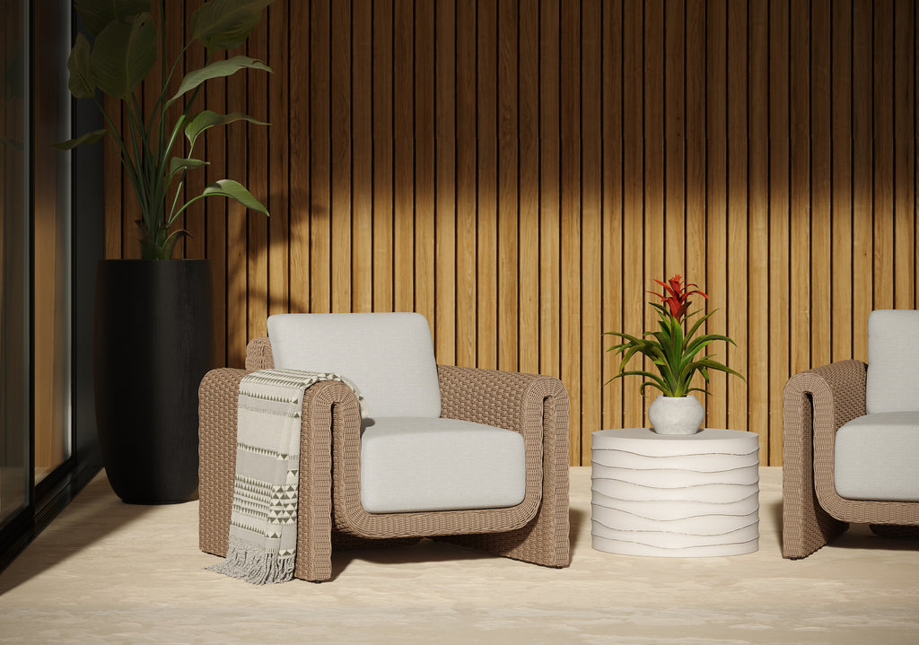 Tibi Armchair - Natural - Louis Cream