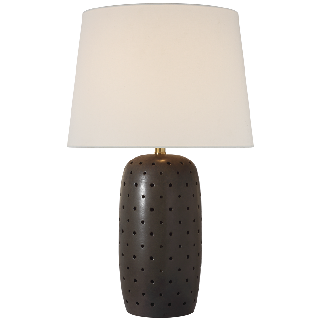 Samara 30" Table Lamp | Dusted Cocoa | Linen Shade