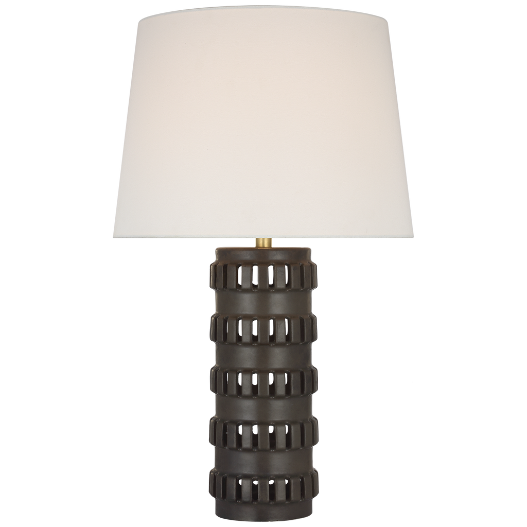 Mullin 31" Table Lamp | Dusted Cocoa | Linen Shade