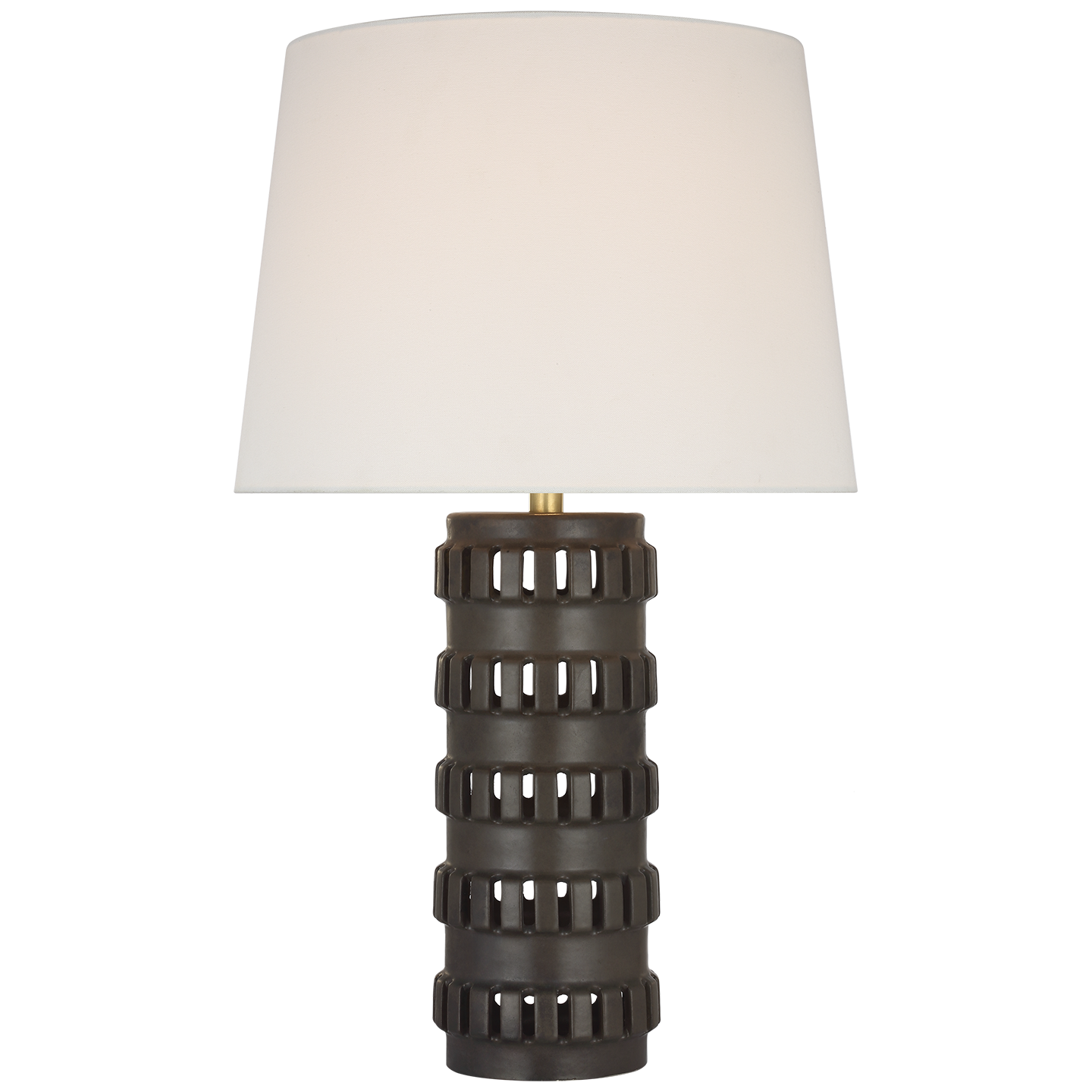 Mullin 31" Table Lamp | Dusted Cocoa | Linen Shade