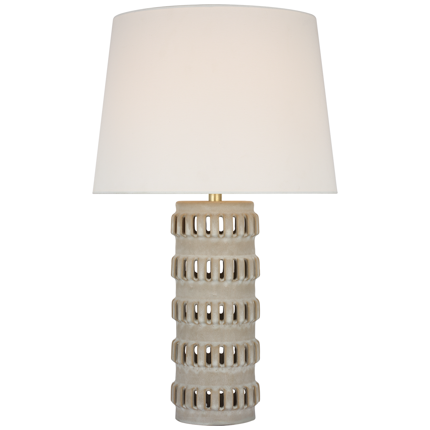 Mullin 31" Table Lamp | Dusted Stone | Linen Shade