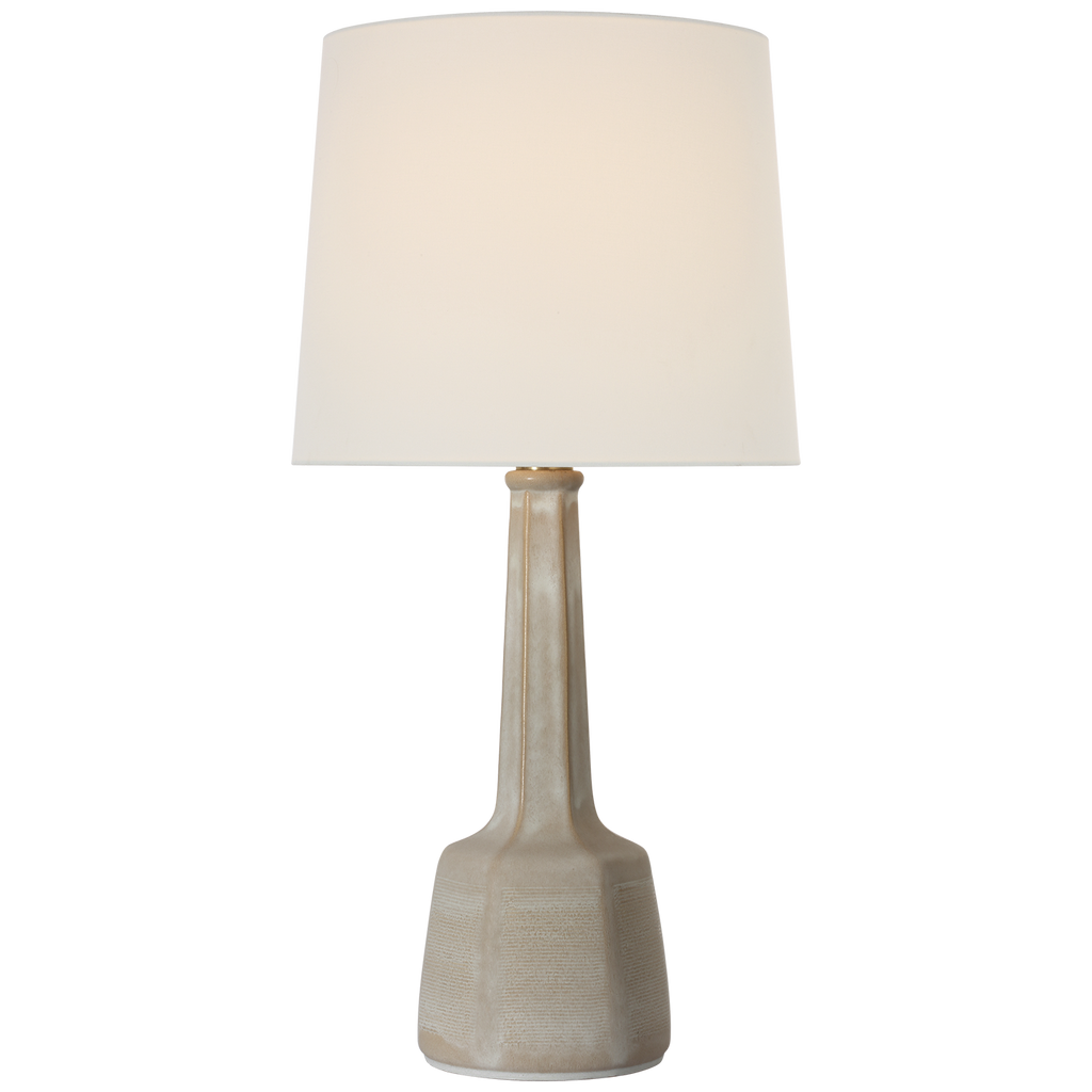 Lerio 31" Table Lamp | Dusted Stone | Linen Shade