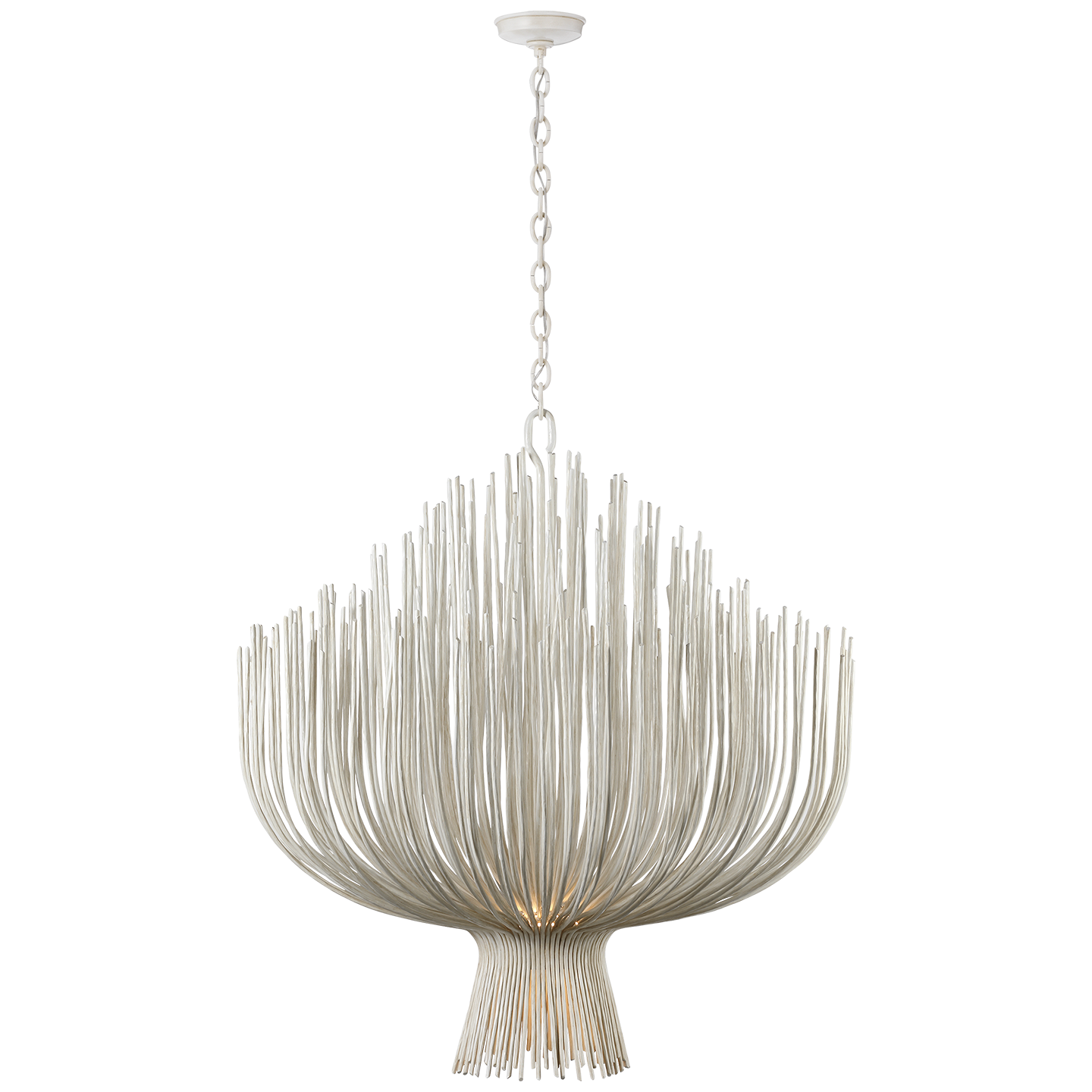 Astra 42" Sculpted Chandelier | Waxed Plaster