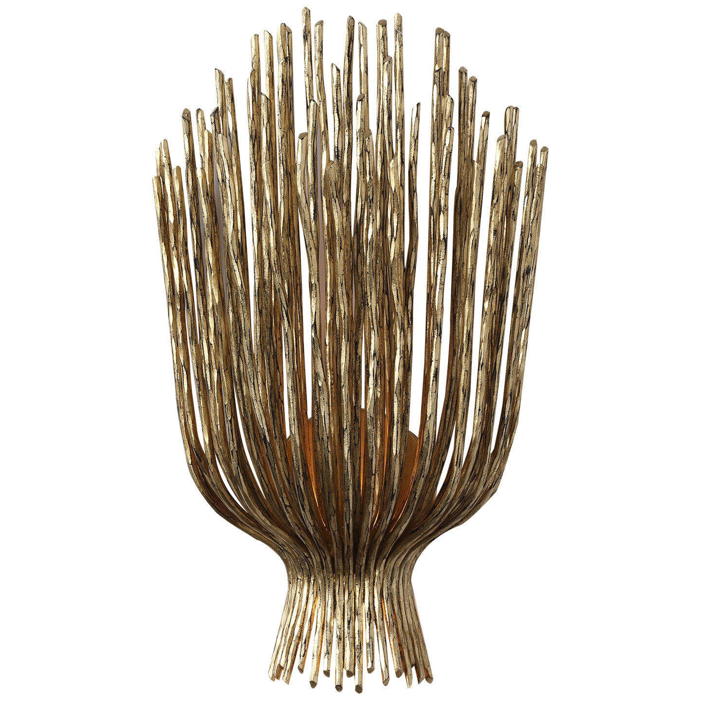 Astra 17" Sculpted Sconce | Gilded Iron