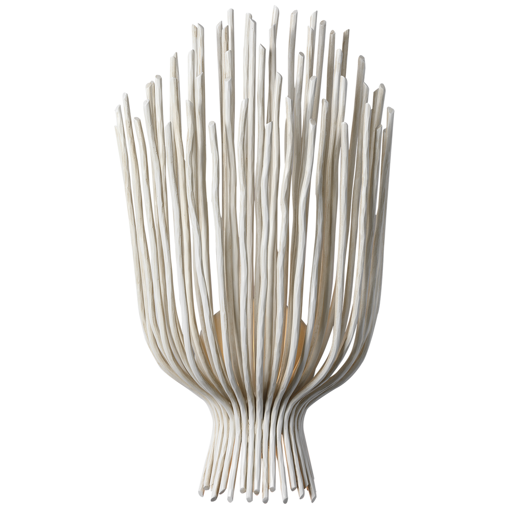 Astra 17" Sculpted Sconce | Waxed Plaster